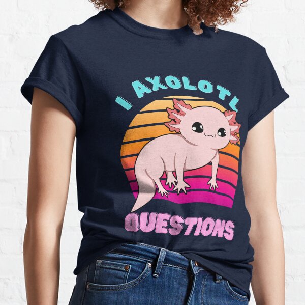 Vista previa del artículo con la obra «PREGUNTAS AXOLOTL», diseñado y vendido por Keep Smiling.