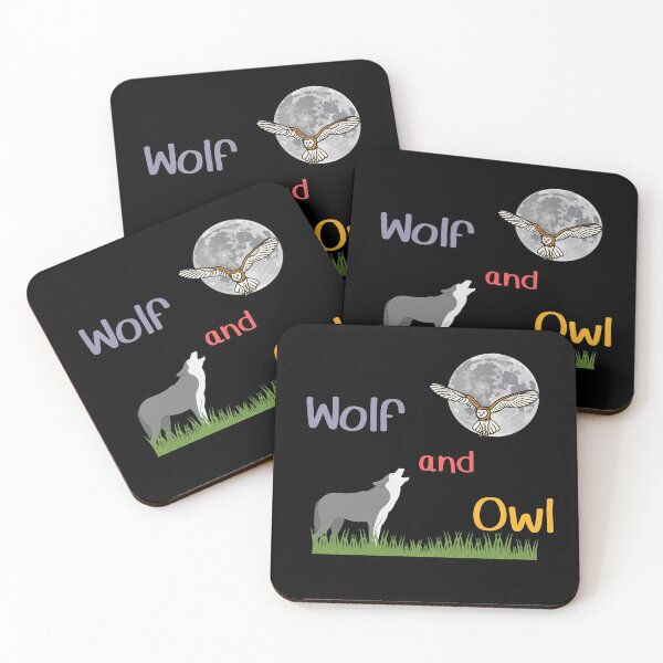Item preview, Wolf and Owl designed and sold by BankDesign2001.