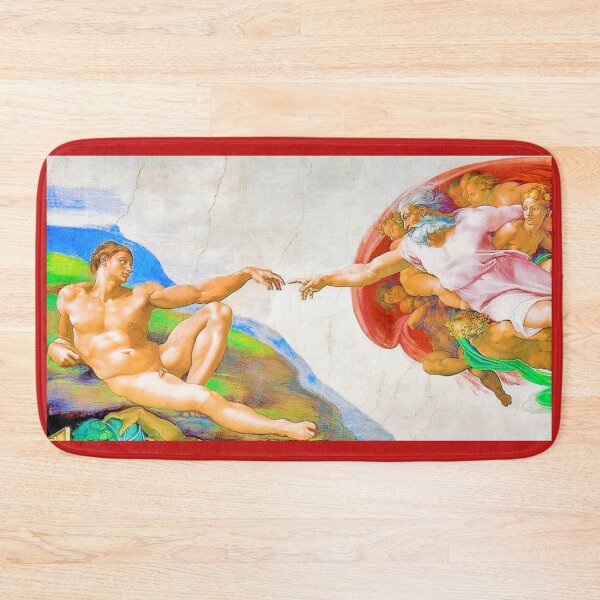 Item preview, Creation of Adam- mosiac (Italian: Creazione di Adamo) is a fresco painting by Italian artist Michelangelo, which forms part of the Sistine Chapel's ceiling designed and sold by CristalleLisa.
