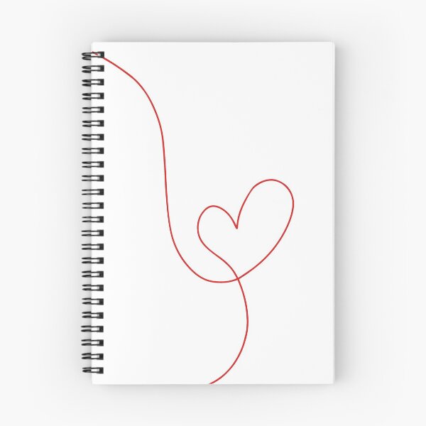Item preview, Red Heart One Line Art - Heart Continuous Line - Light Red Heart Single Line designed and sold by Mrs-PenLine.