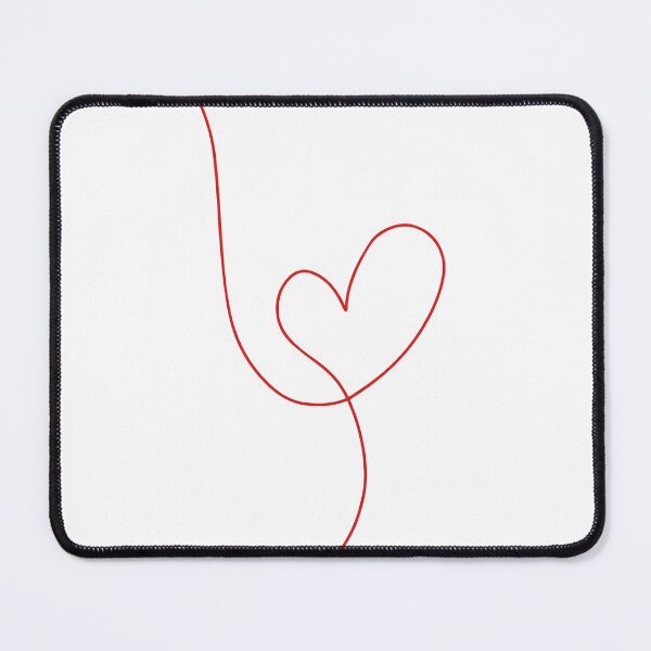 Item preview, Red Heart One Line Art - Heart Continuous Line - Light Red Heart Single Line designed and sold by Mrs-PenLine.