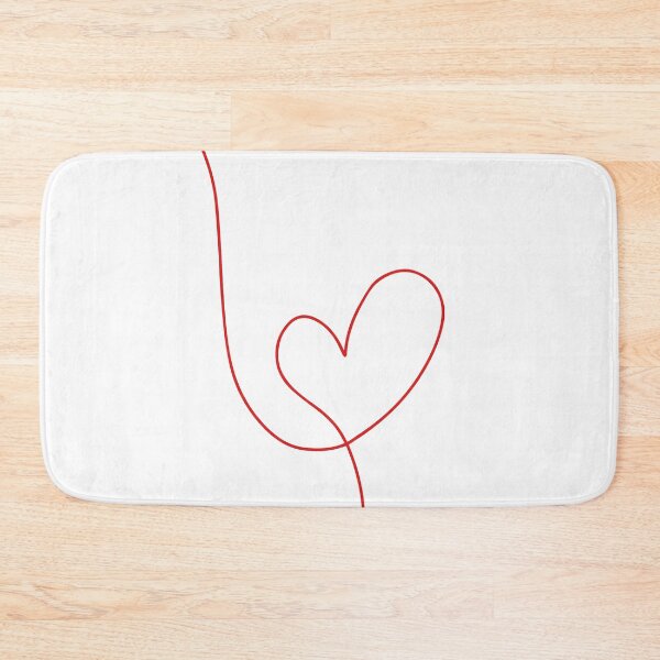 Item preview, Red Heart One Line Art - Heart Continuous Line - Light Red Heart Single Line designed and sold by Mrs-PenLine.