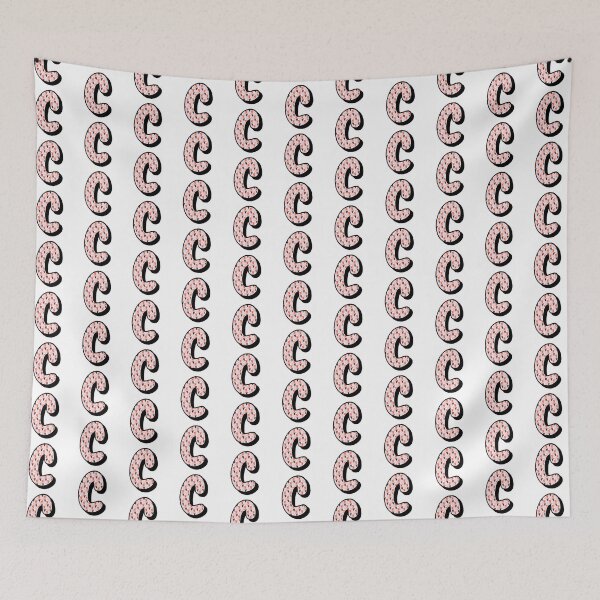 Item preview, Love Pattern C Alphabet Text Design designed and sold by BrightLightArts.
