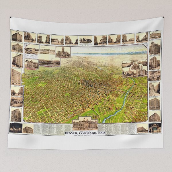 Item preview, Denver - Colorado - 1908 designed and sold by paulrommer.