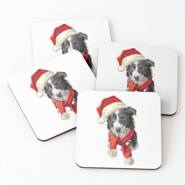 Item preview, Christmas Border Collie dog designed and sold by Alinart16.