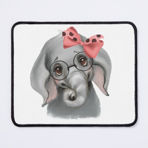 Item preview, elephant watercolor portraits designed and sold by Hartics.