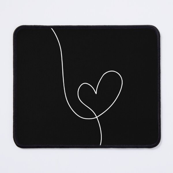 Item preview, White Heart One Line Art - Heart Continuous Line - White Heart Single Line designed and sold by Mrs-PenLine.