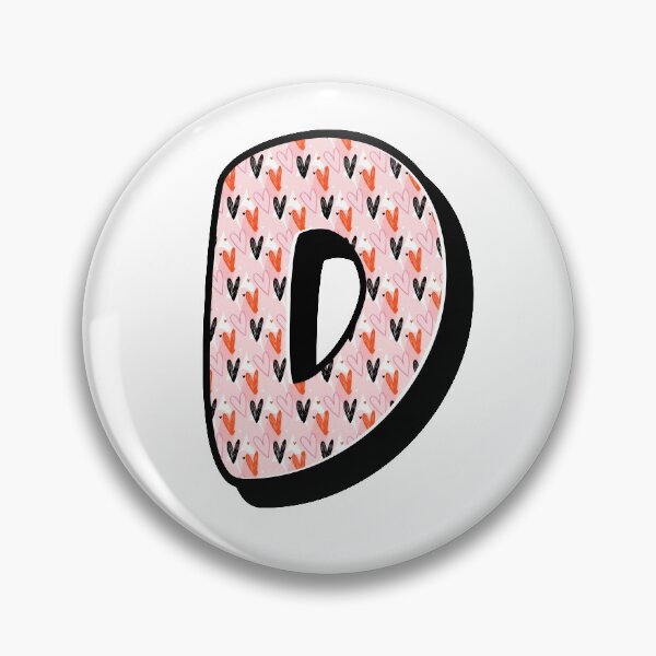Item preview, Love Pattern D Alphabet Text Design designed and sold by BrightLightArts.