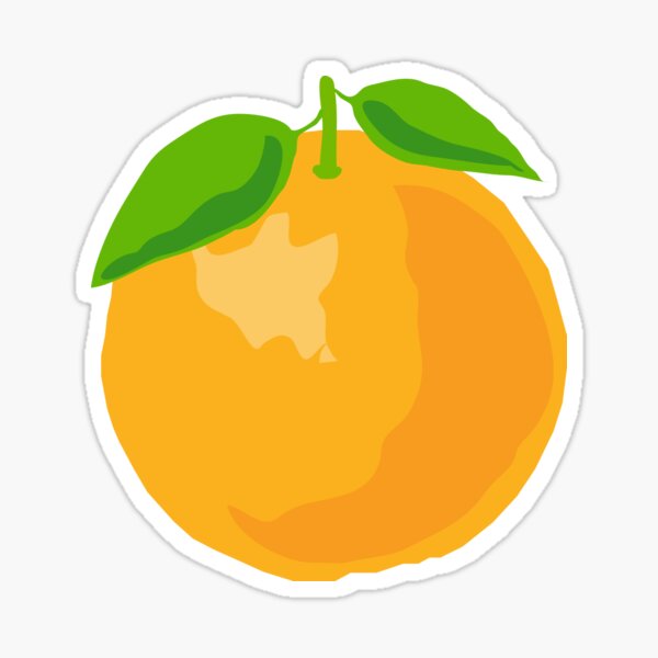Orange Sticker