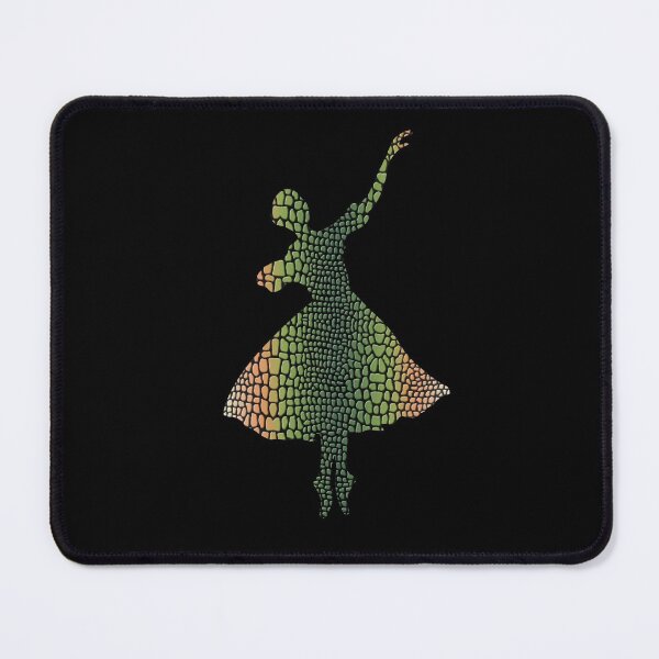 Item preview, BALLET - SNAKE LIZARD REPTILE TEXTURE - BALLERINA SILHOUETTE designed and sold by KoolDsignsDANCE.