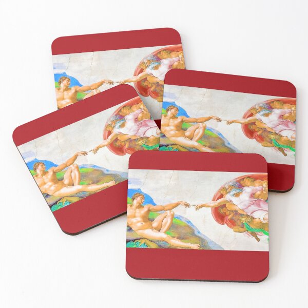 Item preview, Creation of Adam- mosiac (Italian: Creazione di Adamo) is a fresco painting by Italian artist Michelangelo, which forms part of the Sistine Chapel's ceiling designed and sold by CristalleLisa.
