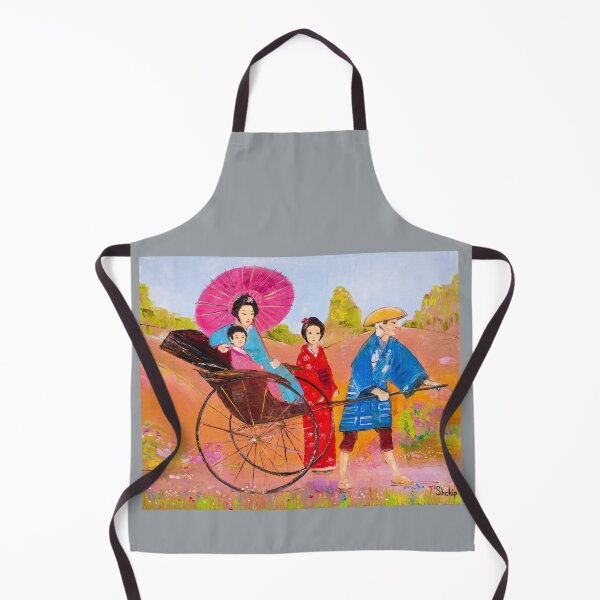 Item preview, Japanese Rickshaw With Passengers designed and sold by Natalia_Shchip.