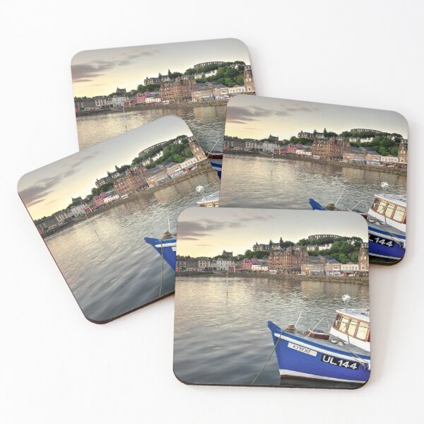 Item preview, Dusk at Oban Harbour  designed and sold by hawkie.
