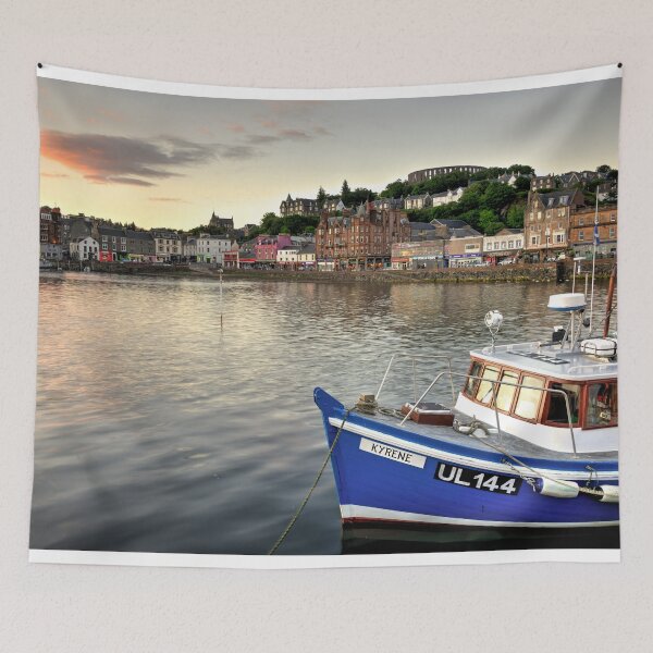 Item preview, Dusk at Oban Harbour  designed and sold by hawkie.