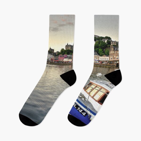 Item preview, Dusk at Oban Harbour  designed and sold by hawkie.