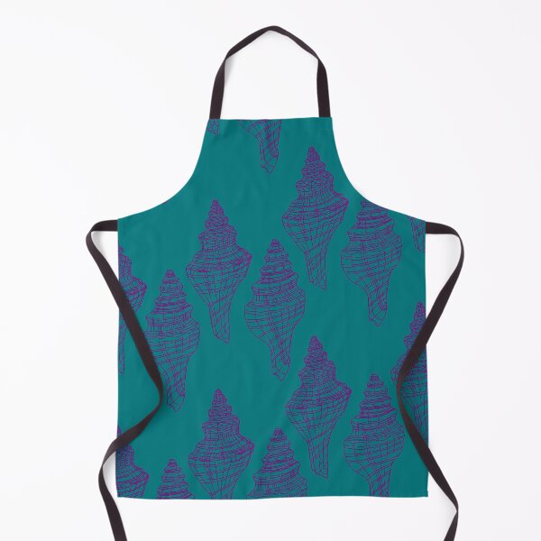 Item preview, Spiral Sea Shell contour drawing pattern designed and sold by SubmergeArt.