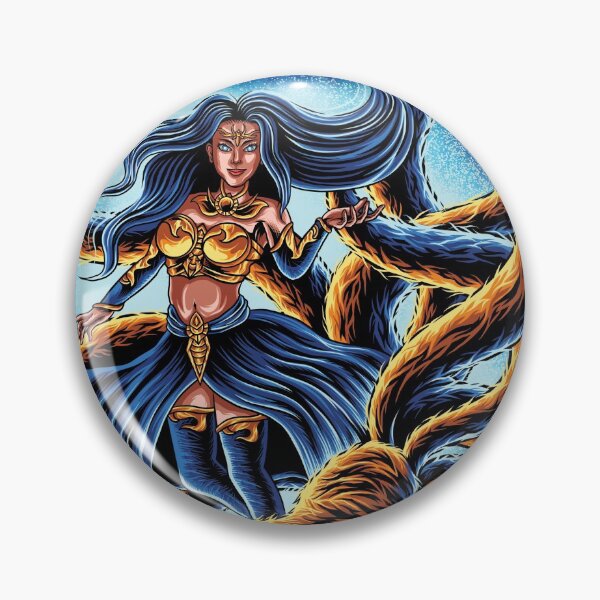 Item preview, Beauty Lady And Japanese Nine Tailed Fox Kitsune designed and sold by neonabdrawn.
