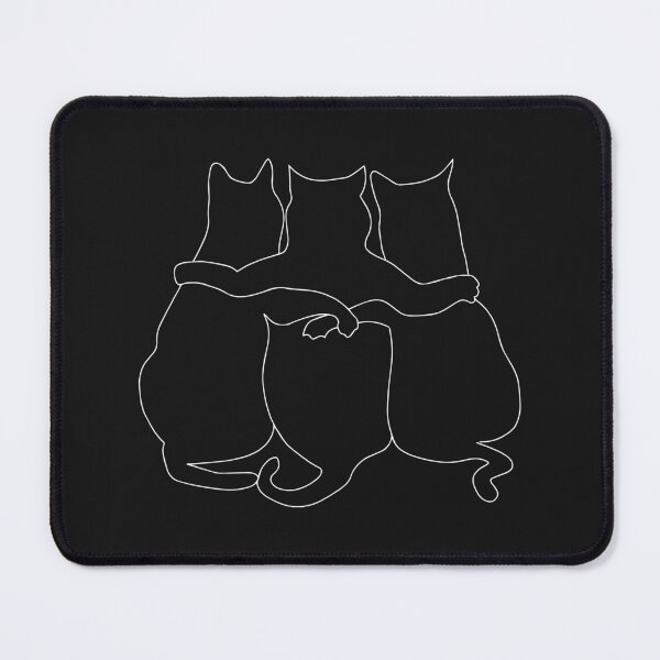 Item preview, 3 Cats Together Line Art designed and sold by Mrs-PenLine.