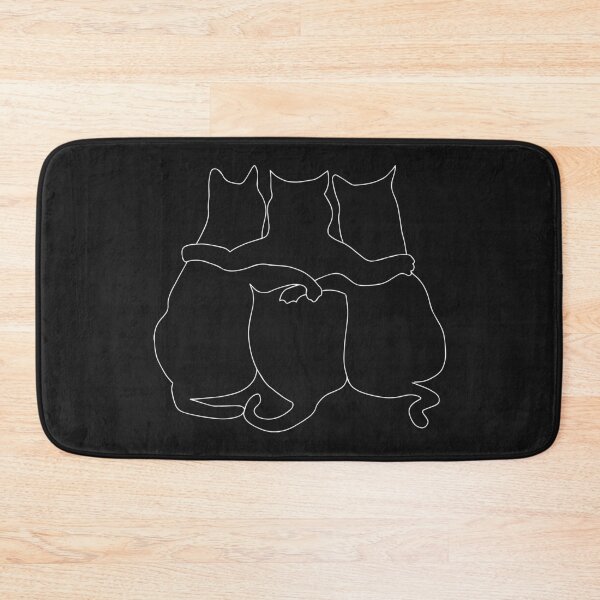 Item preview, 3 Cats Together Line Art designed and sold by Mrs-PenLine.