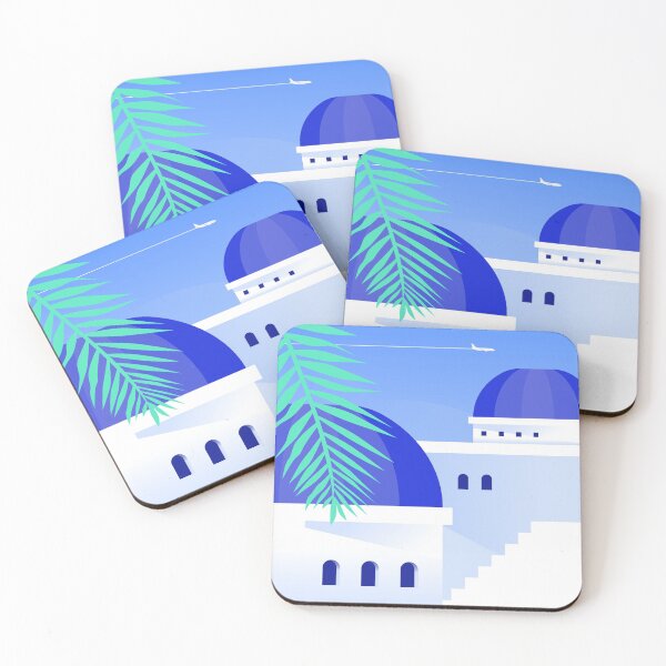 Item preview, Boho travel art. Santorini, Greece #1 designed and sold by GreekTavern1979.