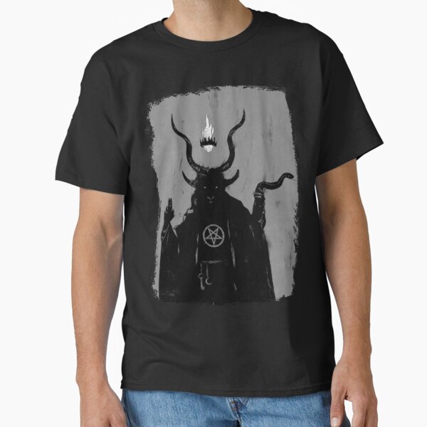 Item preview, Lucifer Light Bearer Satanic Occult Baphomet Pagan Atheist Satan Beelzebub Goat Head Satanic Pagan designed and sold by Reign Of Darkness.