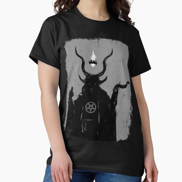 Item preview, Lucifer Light Bearer Satanic Occult Baphomet Pagan Atheist Satan Beelzebub Goat Head Satanic Pagan designed and sold by Reign Of Darkness.