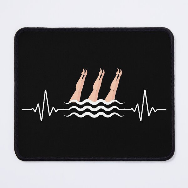 Item preview, Synchro Swim Swimmer Synchronized Swimming Heartbeat designed and sold by CuteDesigns1.