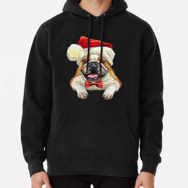 English Bulldog Christmas Hoodies Sweatshirts for Sale Redbubble