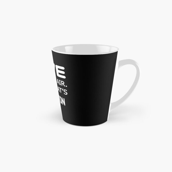 Love is in the air.nope, that’s Badminton T-shirt Tall Mug