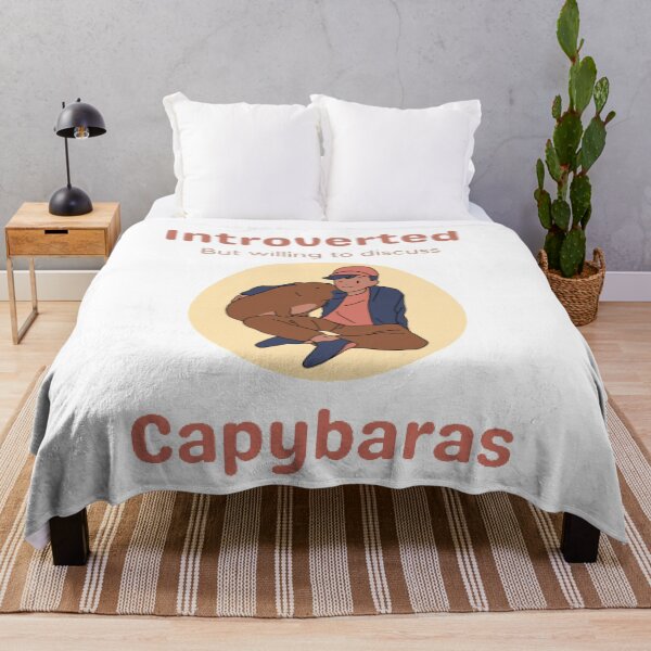Item preview, Introverted but willing to discuss Capybaras designed and sold by Sadhvika.