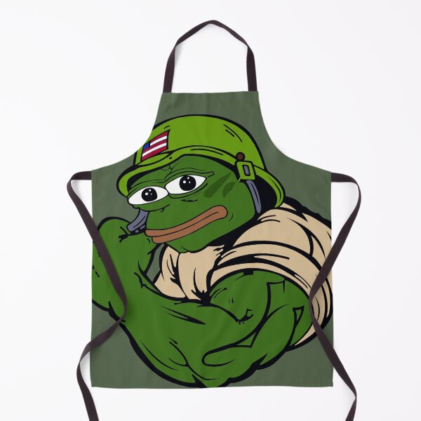 Item preview, Pepe the frog military soldier War funny meme designed and sold by VinBasis.
