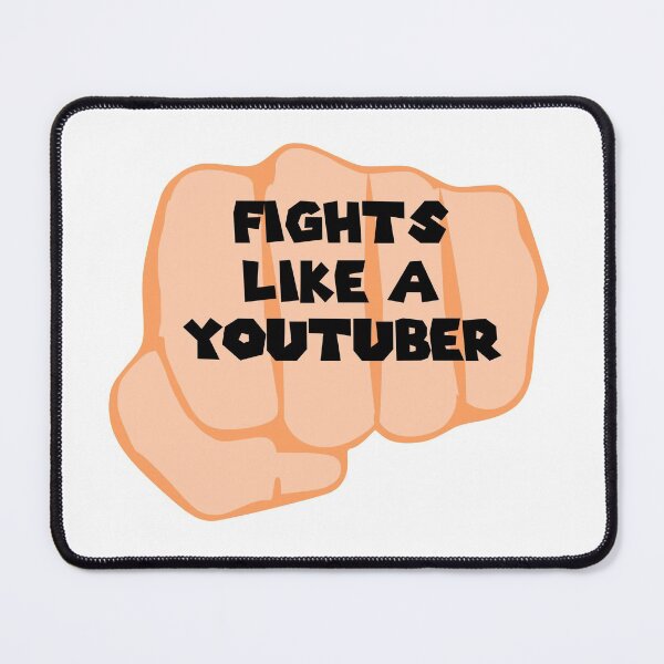 Item preview, FIGHTS LIKE A YOUTUBER designed and sold by DomGDesign.