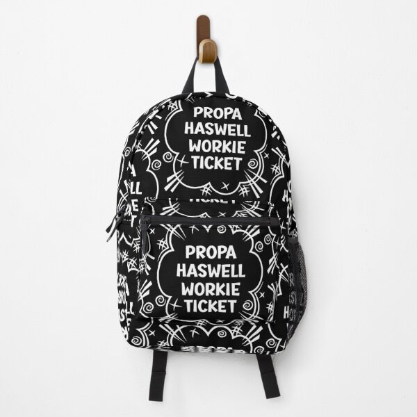 Item preview, PROPA HASWELL WORKIE TICKET a cheeky design for people from Haswell in the North East of England designed and sold by robimerch.