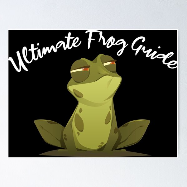 Item preview,   Ultimate Frog Guide Funny Frog Lover Frog Owner Frogs designed and sold by Mer Yem.