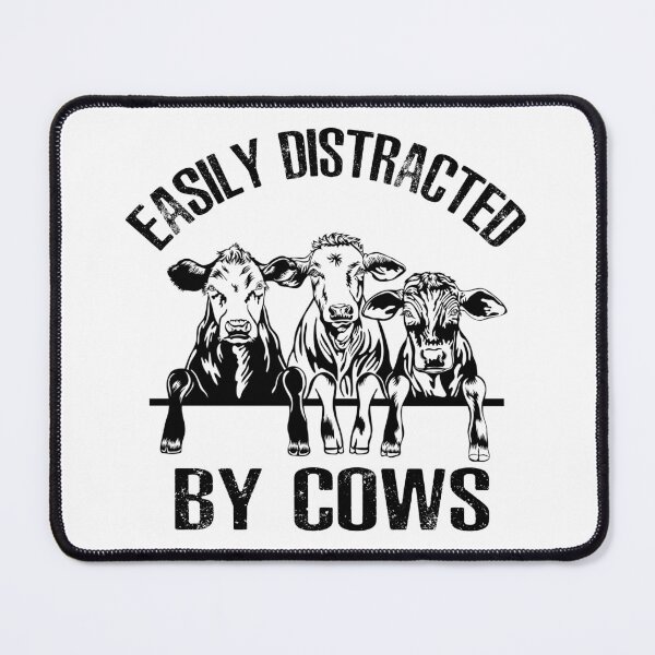 Item preview, Easily Distracted By Cows (Cow Lover Gift) designed and sold by i-longmanshop.