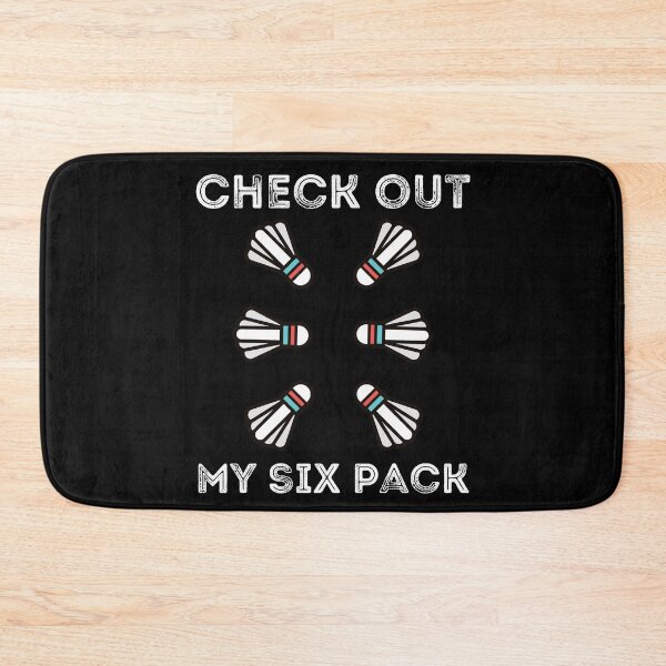 Item preview, Check Out My Six Pack Badminton Shirt designed and sold by zoonix.