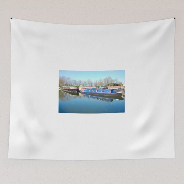 Item preview, A working barge and a pleasure craft.  designed and sold by ronsaunders47.