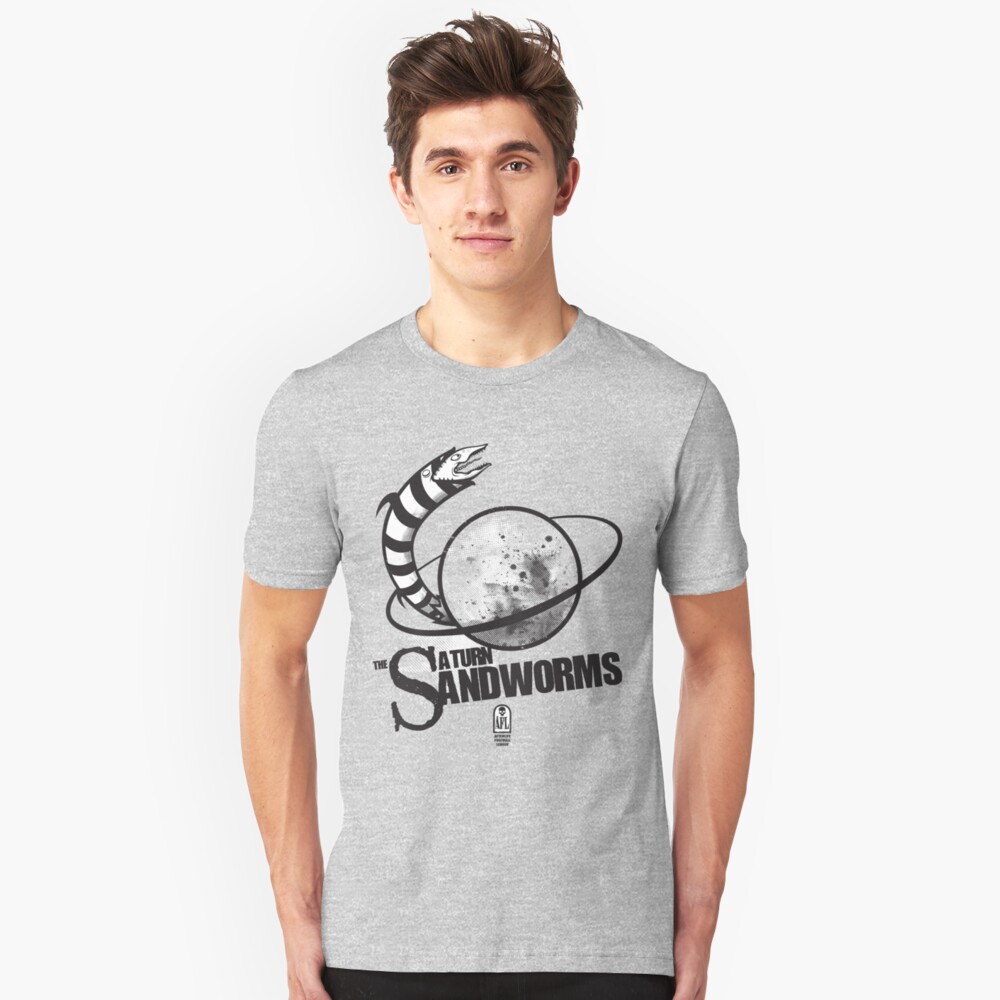 Afterlife All-Stars: The Saturn Sandworms Slim Fit T-Shirt