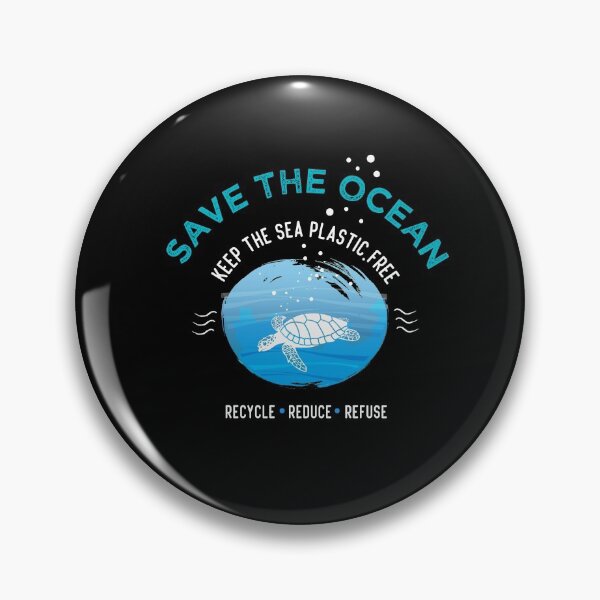 Item preview, Save The Ocean Keep The Sea Plastic Free Turtle designed and sold by Brother's Clothing.