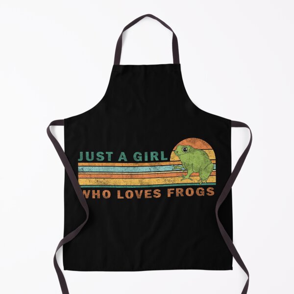 Item preview, Just A Girl Who Loves Frogs designed and sold by ValentinaHramov.