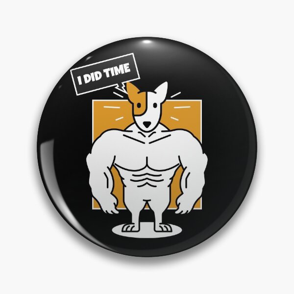 Item preview, jail dog body building muscle biceps designed and sold by SuperiorPrints.