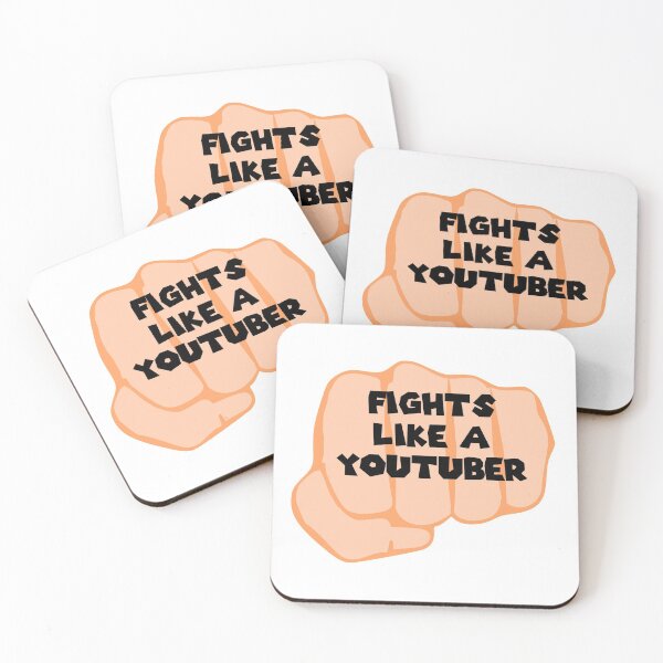 Item preview, FIGHTS LIKE A YOUTUBER designed and sold by DomGDesign.