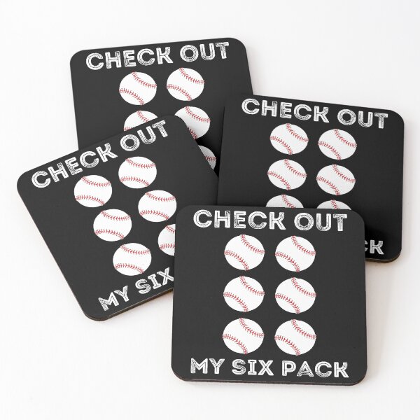 Item preview, Check Out My Six Pack Baseball Shirt designed and sold by zoonix.