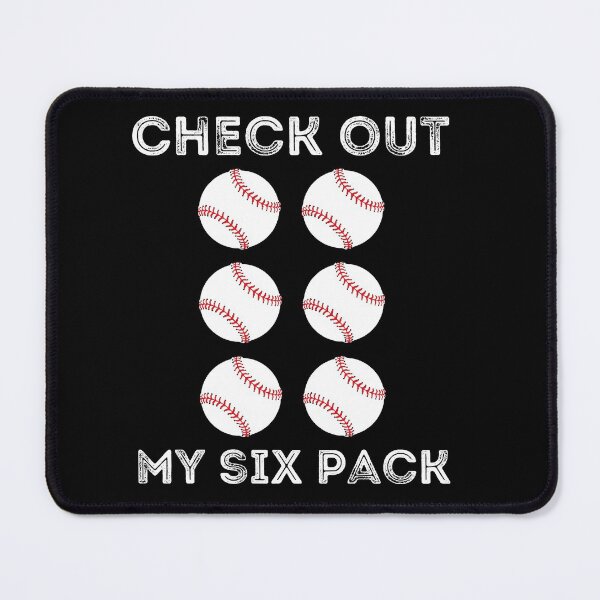 Item preview, Check Out My Six Pack Baseball Shirt designed and sold by zoonix.