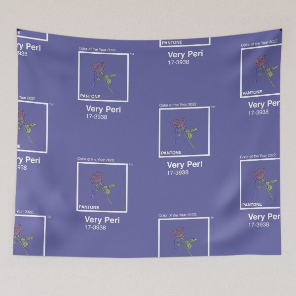 Item preview, Hurted Flower Crying In Very Peri  designed and sold by SparrowLag.