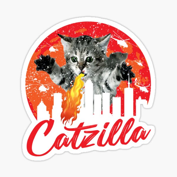 Item preview, Catzilla Funny designed and sold by verdecuddly.
