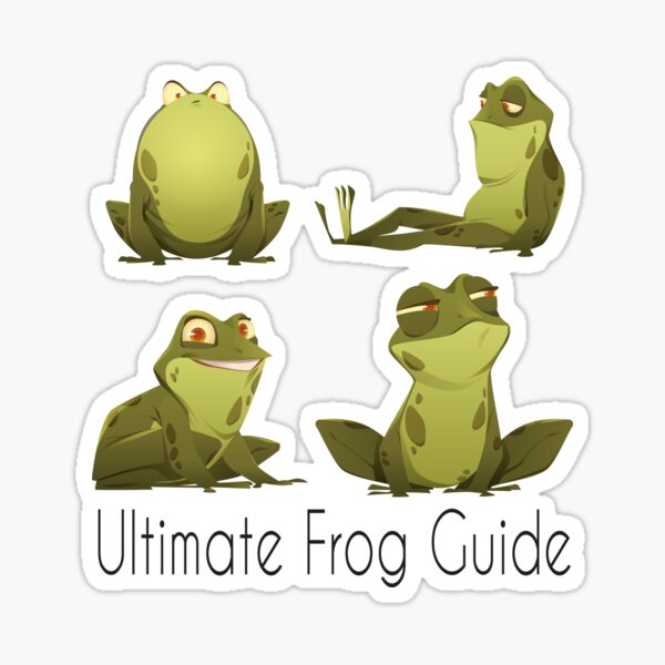 Item preview,  Ultimate Frog Guide Funny Frog Lover Frog Owner Frogs designed and sold by Mer Yem.