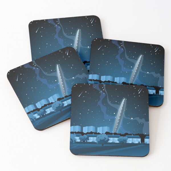 Item preview, That UFO Podcast Textless (Winter / Square) designed and sold by Dan Zetterström.