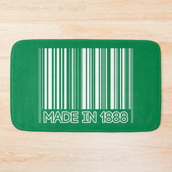 Item preview, MADE IN 1888, Glasgow Celtic Football Club White Barcode Design designed and sold by MacPean.
