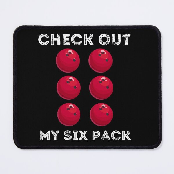 Item preview, Check Out My Six Pack Bowling Shirt designed and sold by zoonix.